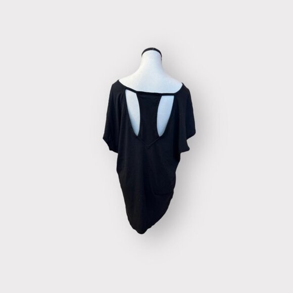 Women’s Torrid Black Cut Out Back Studio Knit Top 3 3X XXXL 22 24 - Picture 4 of 7